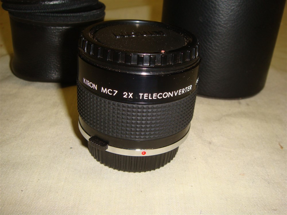 Kiron MC7 2x Tele Converter w/Caps and Case - Olympus OM