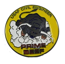 USAF Prime Beef Pin - Veteran Owned Business