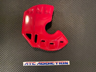 ATC Addiction RED Rear Brake Disc Guard. Honda 85 86 ATC250R 86-89 TRX 250R