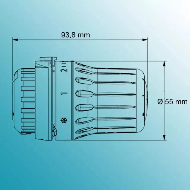 20 x Danfoss Thermostatkopf 015G3090 RA-Click Thermostatventil  - Bild 3 von 3