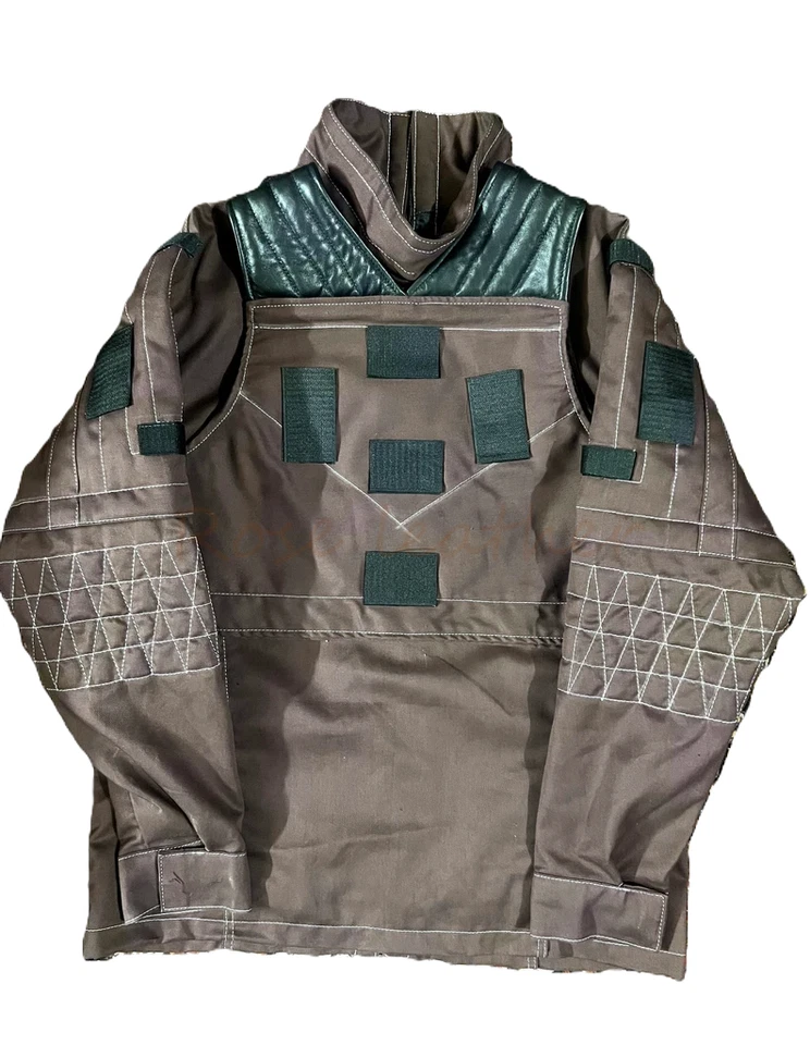 Handmade Mandalorian Soft Part Suit and Vest, Din Djarin Flight suit - Image 4 of 4