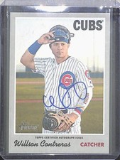 2019 Topps Heritage Real One Autograph #ROA-WC Willson Contreras 