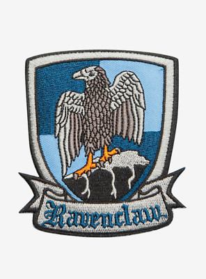 Harry Potter Ravenclaw Iron-On Patch - Officially Licensed Blue & Black Crest - View #11