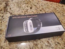 GPS Wireless Fence System Medium Large Dog Containment Waterproof Rechargeable