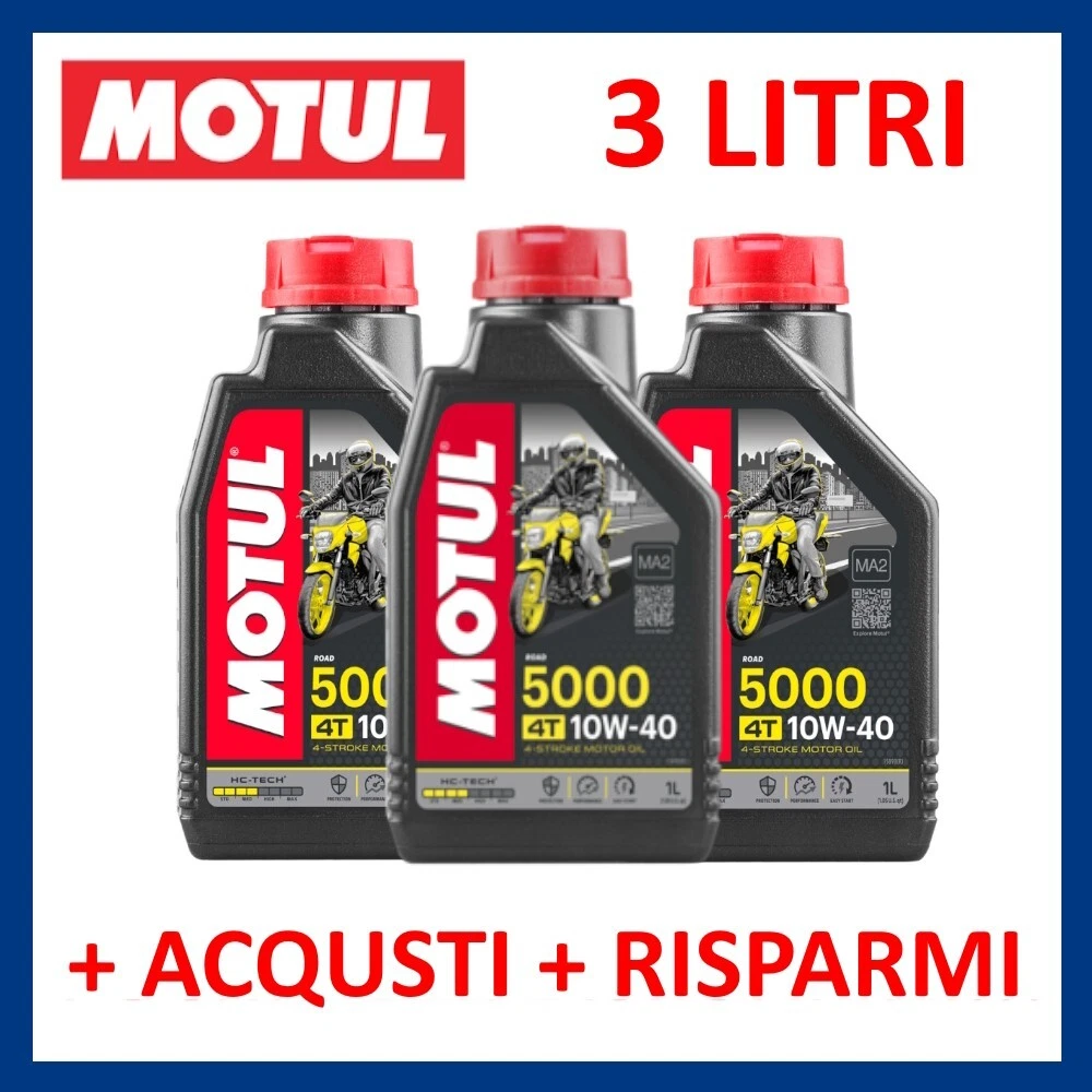olio 4 tempi motul 5000 10w40