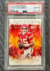 2020 Panini Origins 4 Patrick Mahomes Kansas City Chiefs gold /10 PSA 10 (pop 2)