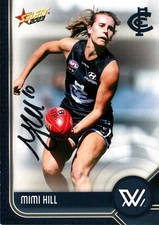 Signed 2023 Carlton Blues AFLW Select Footy Stars Card - Mimi Hill