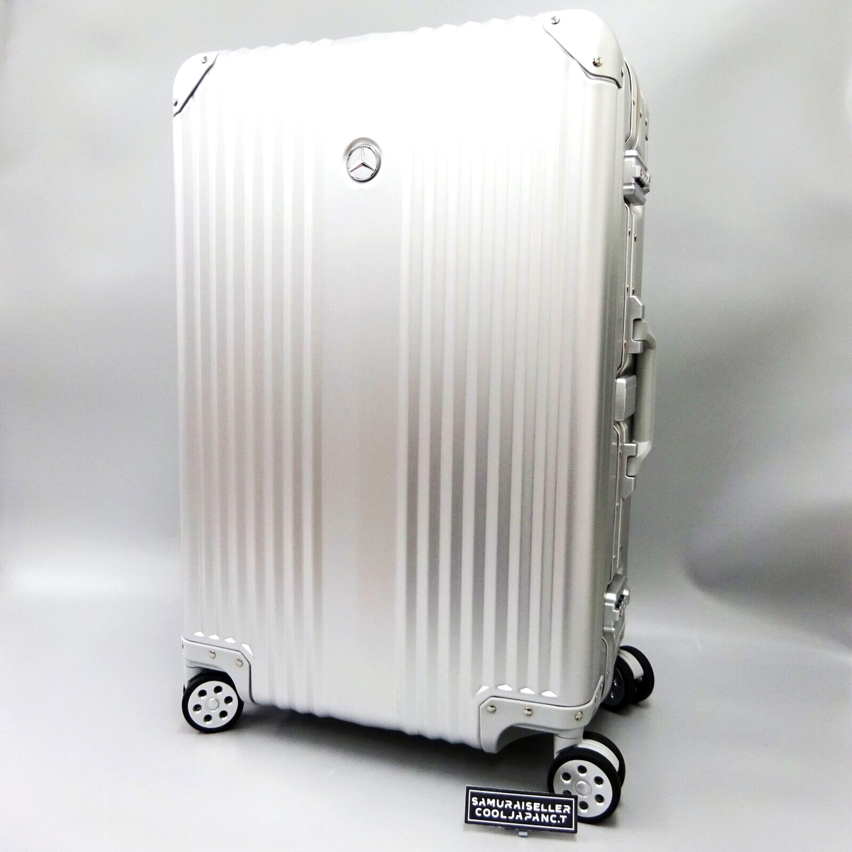 Mercedes Benz Original Aluminum Suitcase 65L Silver Carry Mercedes Benz Original Aluminum Suitcase 65L Silver Carry