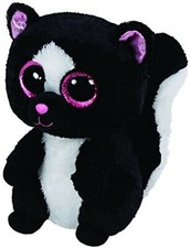 TY Beanie Boo's "FLORA" Skunk GLITTER EYES 6" Plush