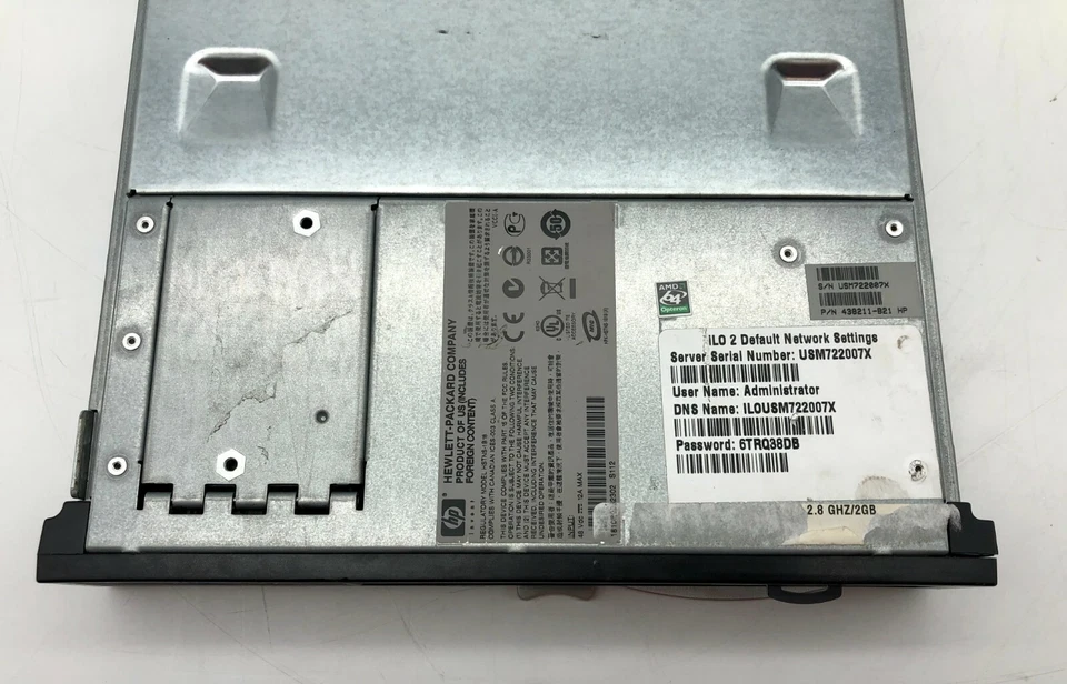 HP ProLiant BL25p G2 Server Blade, 438211-B21 - Image 2 of 4