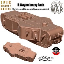 German Kwagon heavy tank - WW1 - 6mm 10mm 15m...