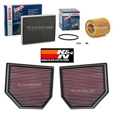 FOR BMW M3 F80 FULL BOSCH SERVICE FILTERS KIT K & N AIR FILTERS BOSCH CABIN OIL
