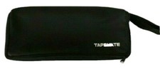 Vintage Cassette Case Tapes Black Zipper Portable Travel Tapemate Audio