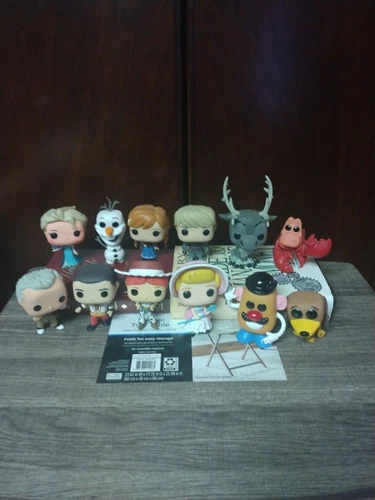 12 Loose no boxes Funko Pop Disney Pixar etc vinyl figures