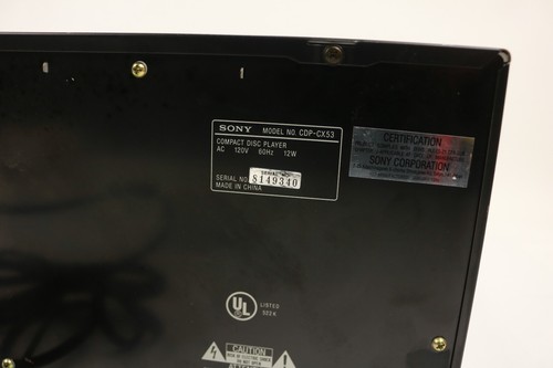 Sony CDP-CX53 50+1 Disc CD Mega Speicher Wechsler Player Karussell getestet ohne Fernbedienung - Bild 7 von 7
