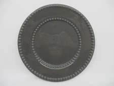 GG COLLECTION/GRACIOUS GOODS-  LIVINGTONE GRAY SALAD PLATE - 8 3/4"  1007C