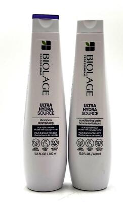 Biolage Ultra HydraSource Shampoo & Conditioning Balm/Very Dry Hair 13.5 oz-New