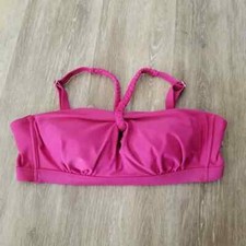 NWOT Shade  Shore Purple Braided Strap Bikini Top Size 17 XXL