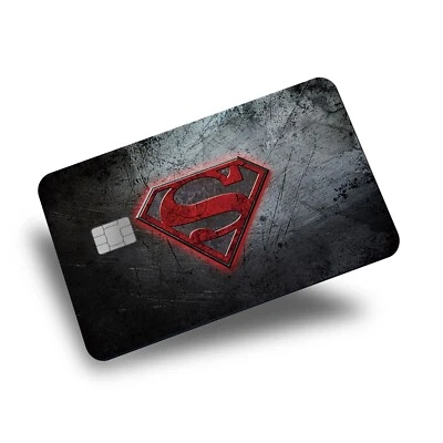 TECHWRAP SuperMan Card Skin/Credit Card Sticker- SuperMan Skin/Sticker