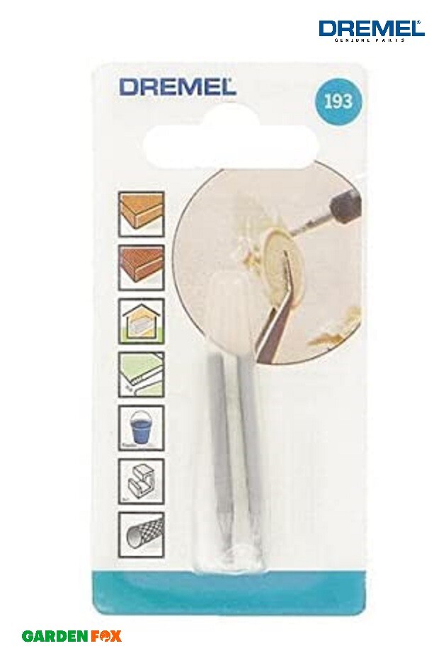 Dremel 193 Multi Tool Accessory - 2 x 2mm Straight High Speed Rotary Cutter - Image 4