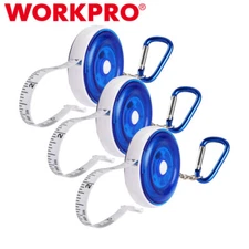 WORKPRO 3-Packs Measuring Tape 60-Inch (150cm) Soft Retractable Measurement Tape