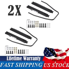 2x Universal Dual Lock Seat Sliders Rails Bracket Track Hardware Mount Aessembly