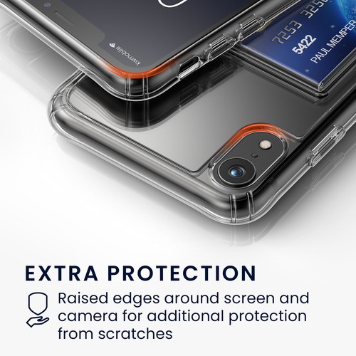 Funda transparente con tarjetero para Apple iPhone XR - Imagen 4 de 8
