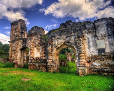  16X20  PHOTO,  OF DE LA IGLESIA DE CANDELARIAIN ANTIGUA GUATEMALA, Guatemalan 