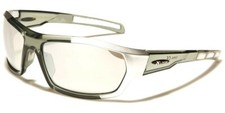 X Loop Sunglasses Mirror Lenses Plastic Frame Sport Baseball Cycling Running Men