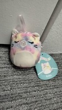 Erika the Cat Holiday 4" Ornament Squishmallow Plush NWT