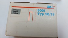 BeA Klammern Tackerklammer 98-19  -- 1 Pakete  8.000 stück