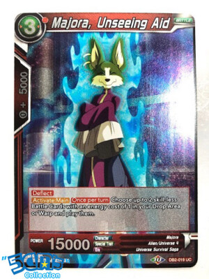 Dragon Ball Super TCG Majora,Unseeing Aid DB2-019 UC foil  Divine Multiverse