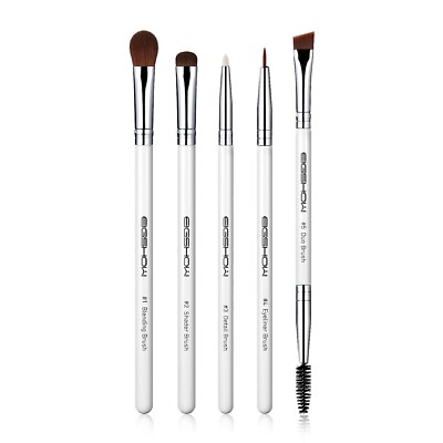 Eyeshadow Brush Set, 5pcs Basic Eye Makeup Brushes For Blending, Eyeshadows