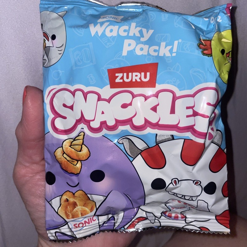 STRAWBERRY YETI Sonic Wacky Pack Zuru Snackles 2025 #8 Of 12 New Sealed