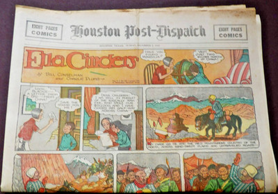 The Houston Post-Dispatch Full (8) Pages Comic Section-Sunday December 2, 1928.
