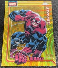 Rek-Rap 2026 Topps Chrome Marvel Comics Gold Wave Refractor Base /50 #95