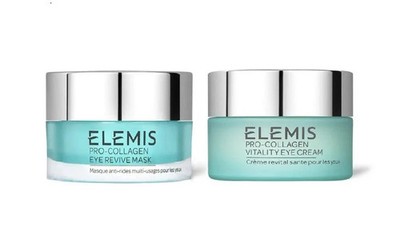 Elemis Pro-Collagen Vitality Eye Cream and Eye Revive Mask 15 ml/ .5oz Duo New