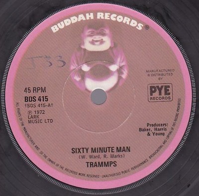 The Trammps - Sixty Minute Man (7'', Single, Sol)