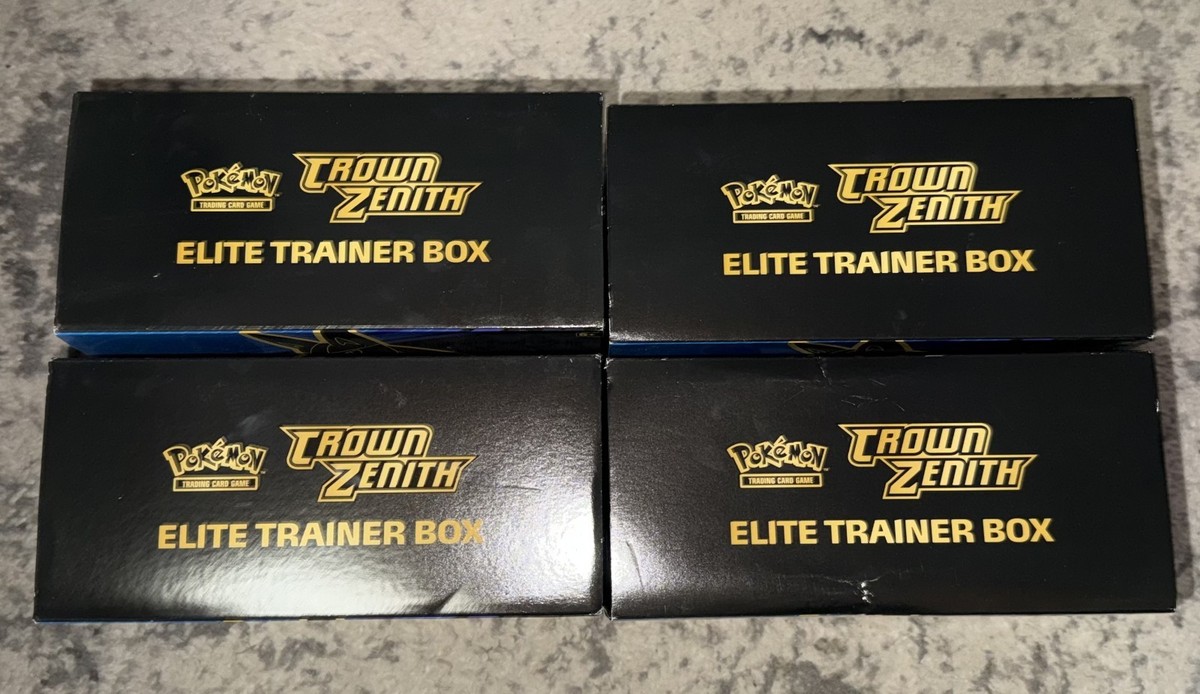 A*e様 【新品未開封】CROWN ZENITH エリートトトレーナーボックス Pokemon Crown Zenith Elite Trainer Box Promo + All Accessories -No