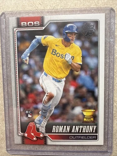 2026 Topps Series 1 ROMAN ANTHONY Image Variation Companion Card RC #189 Red Sox