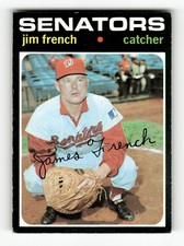 1971 Topps Jim French #399 Washington Senators