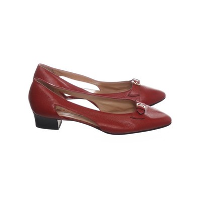 A.Testoni, High Heels, Größe: 39, Rot, Leder, Damen #Aao