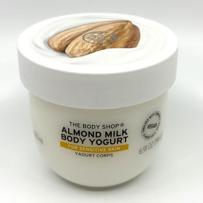The Body Shop Almond Milk Body Yogurt, Vegan, 48H Moisturizing, 6.91 OZ (200 ml)