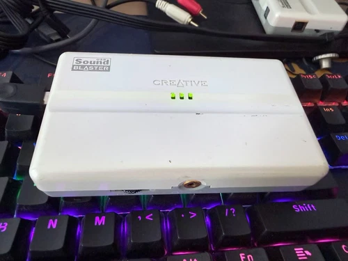 Creative Labs External Sound Blaster Model SB0271 Sound Card Made in Malaysia
