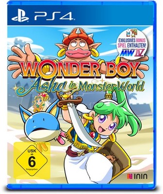 PS4 / Sony Playstation 4 - Wonder Boy Asha in Monster DE mit OVP NEUWERTIG