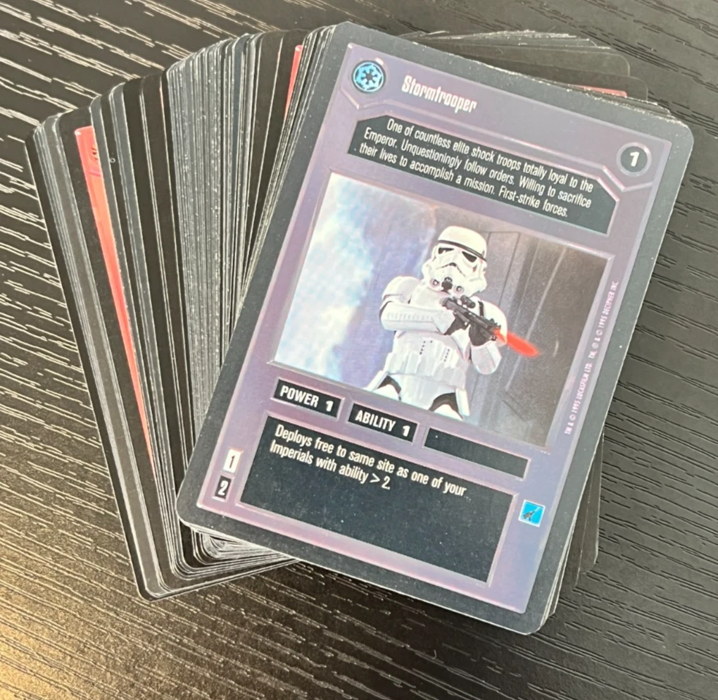 Vintage 60 Card Lot 1995-97 Decipher Star Wars TCG CCG Effects