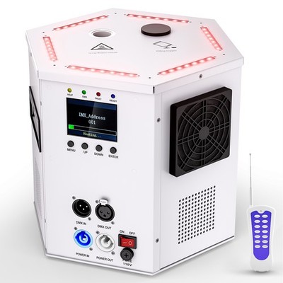 1200W Large Stage Fireworks Machine W/ Remote DMX Cold Spark Machine 6.6-9.8ft