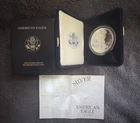 2001-W Proof American Silver Eagle 1 oz .999 Silver OGP Box & COA Complete