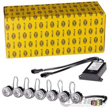 HELLA TAGFAHRLEUCHTENSATZ TAGFAHRLICHT TFL LED 12V 24V 2PT 010 458-741