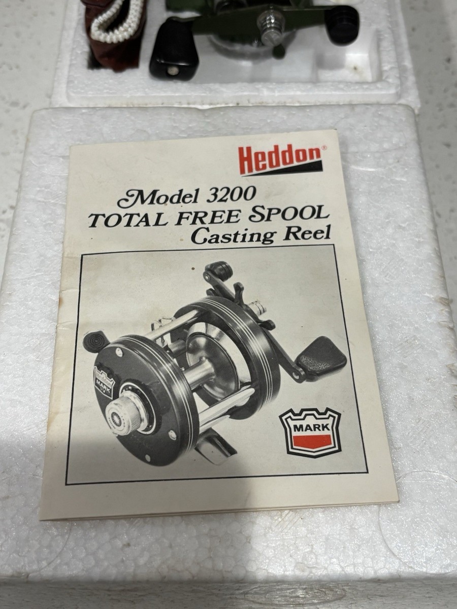 Vintage Heddon Mark IV Model 3200 Bait Casting Fishing Reel | eBay